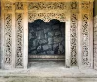 Villa Florimar, Detalle de la puerta