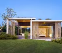 Villa Tantangan, Blick vom Garten